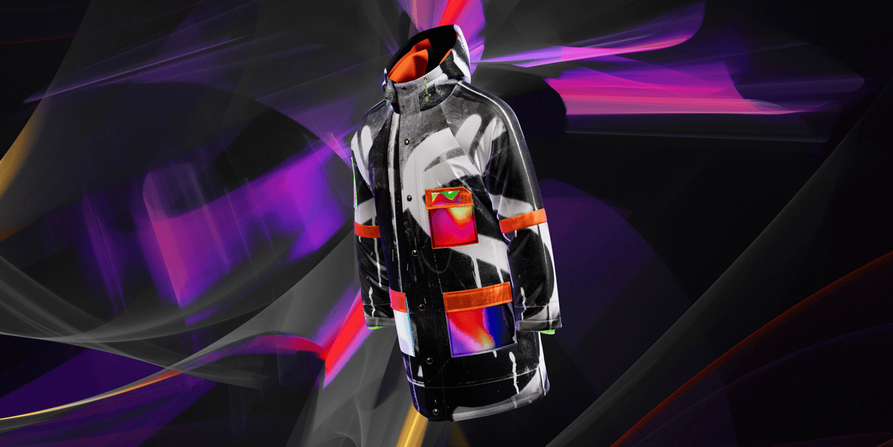 ProVisual — Winter Jacket 3D mockup and 3D model - customize online now