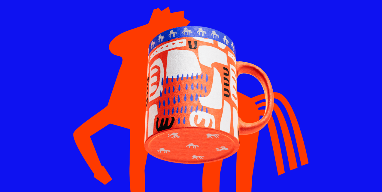 ProVisual —  Ceramic Mug 3D mockup and 3D model - try it now and get yours today