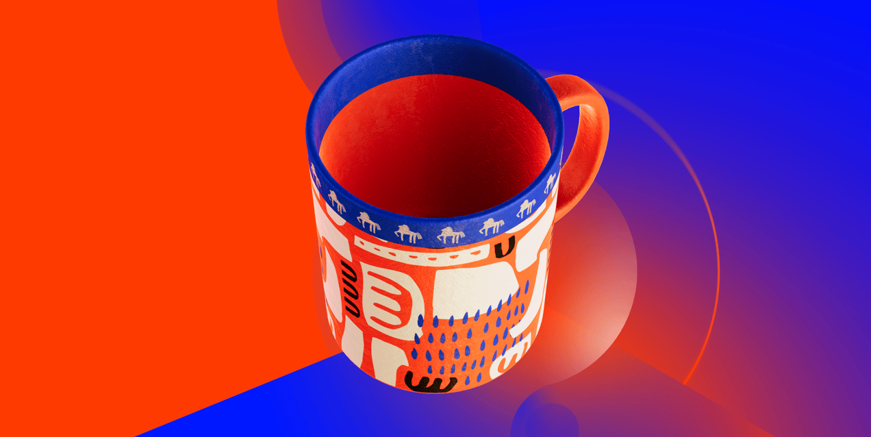 ProVisual —  Ceramic Mug 3D mockup and 3D model - try it now and get yours today