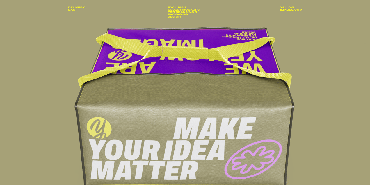 ProVisual —  Food Delivery Bag 3D mockup and 3D model - explore every detail online now