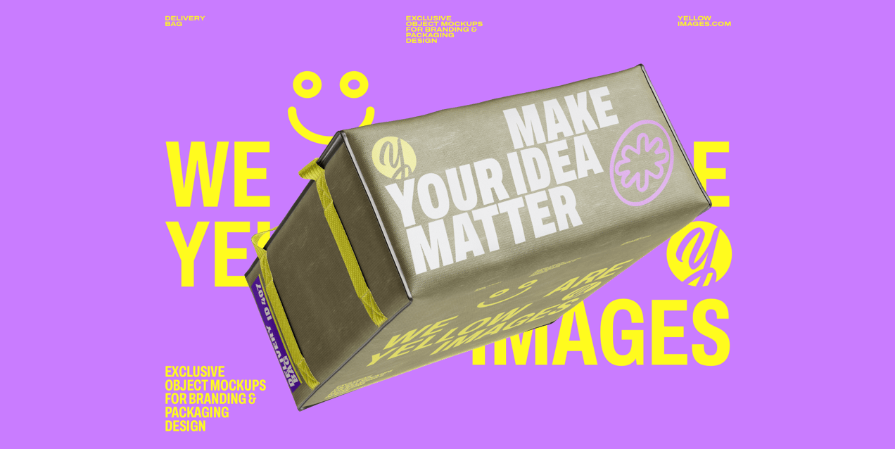 ProVisual —  Food Delivery Bag 3D mockup and 3D model - explore every detail online now