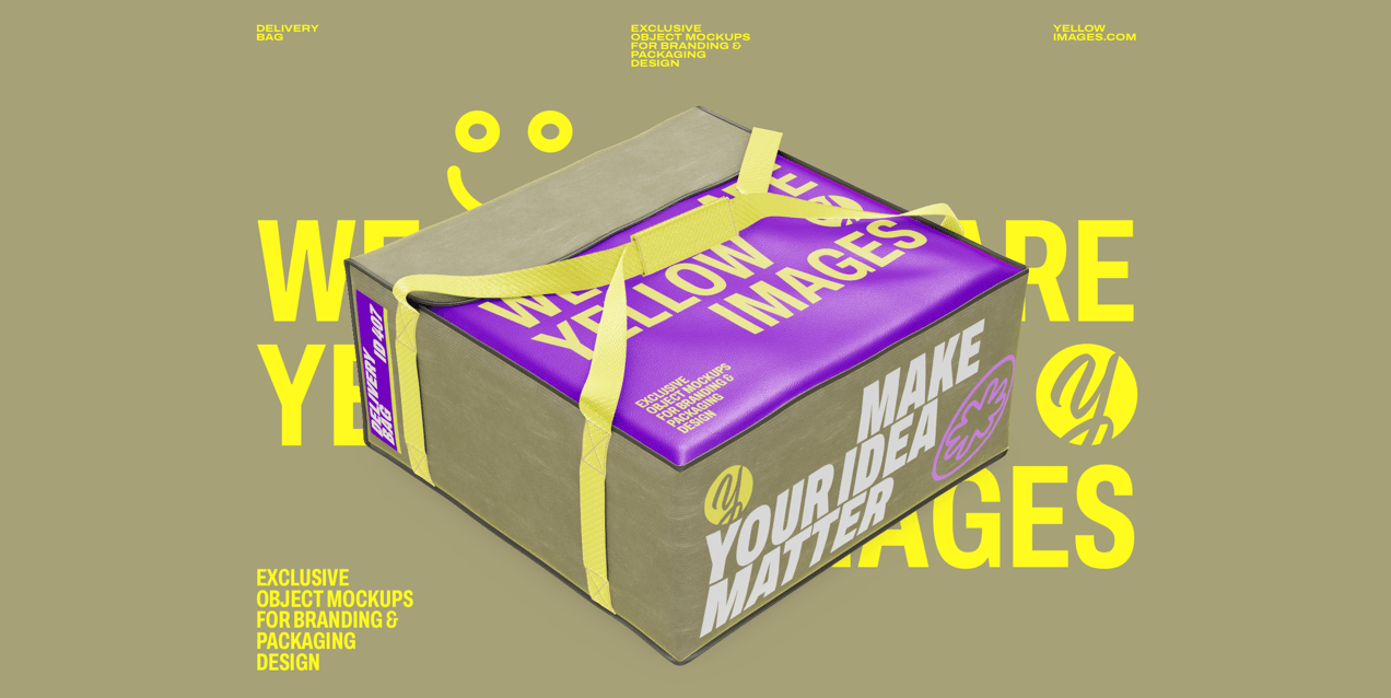 ProVisual —  Food Delivery Bag 3D mockup and 3D model - explore every detail online now