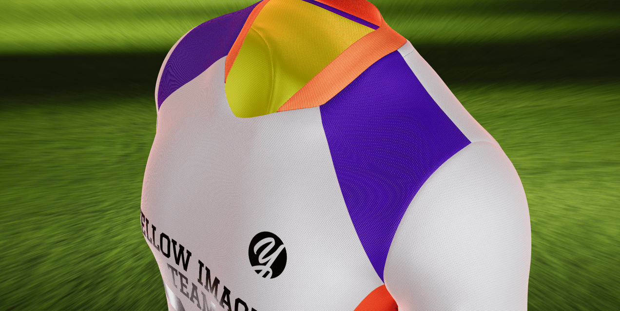 ProVisual —  Soccer Jersey 3D mockup and 3D model - visualize online now