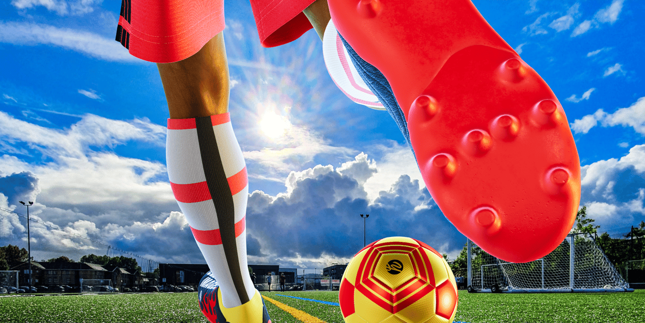 ProVisual —  Men’s Full Soccer Kit in Action 3D mockup and 3D model - create your perfect project online