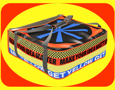 ProVisual —  Pizza Delivery Bag 3D mockup and 3D model - create your perfect project online