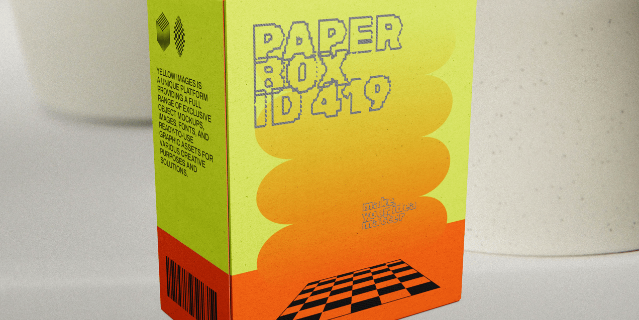ProVisual —  Paper Box 3D mockup and 3D model - try it now and get yours today