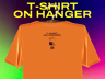 ProVisual —  T-Shirt on Hanger with Tag 3D mockup and 3D model - create your perfect project online