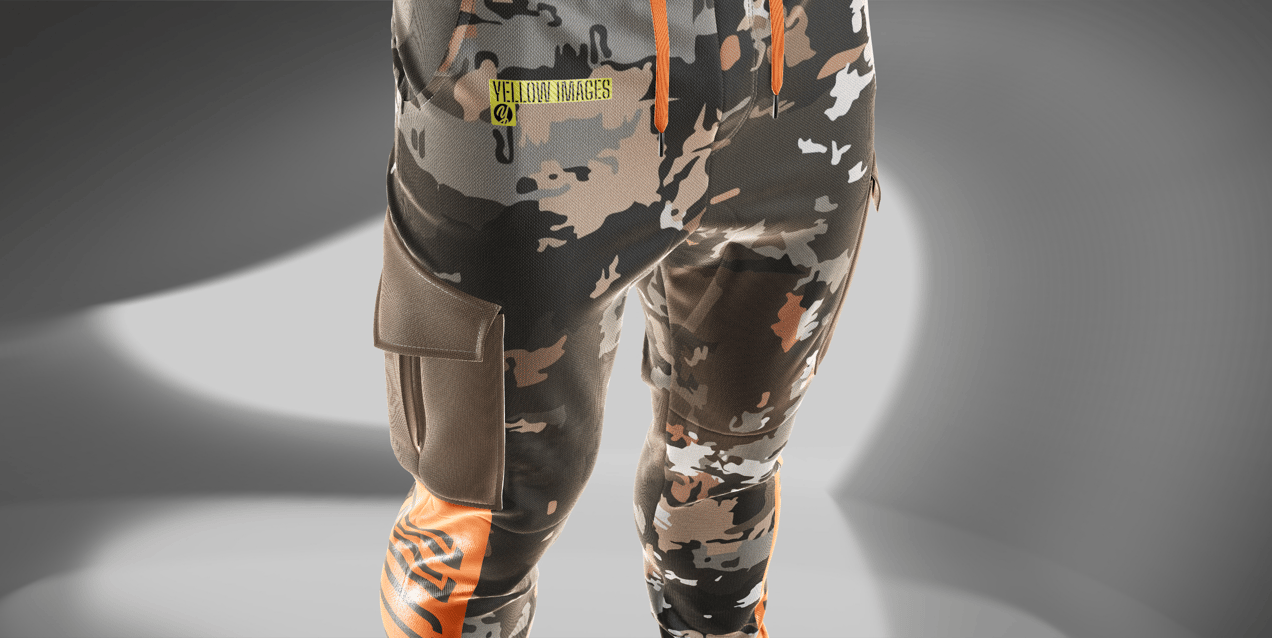 ProVisual —  Men's Joggers 3D mockup and 3D model - customize online now