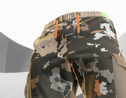 ProVisual —  Men's Joggers 3D mockup and 3D model - customize online now
