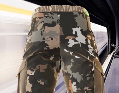 ProVisual —  Men's Joggers 3D mockup and 3D model - customize online now
