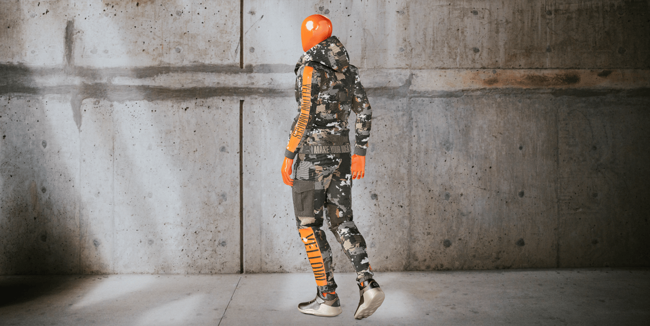 ProVisual —  Men's Casual Kit in Action 3D mockup and 3D model  - create your perfect project online