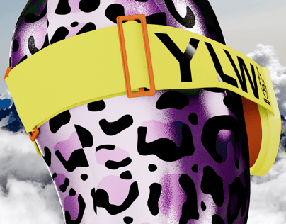 ProVisual — Ski Goggles 3D mockup and 3D model - see every detail and customize online