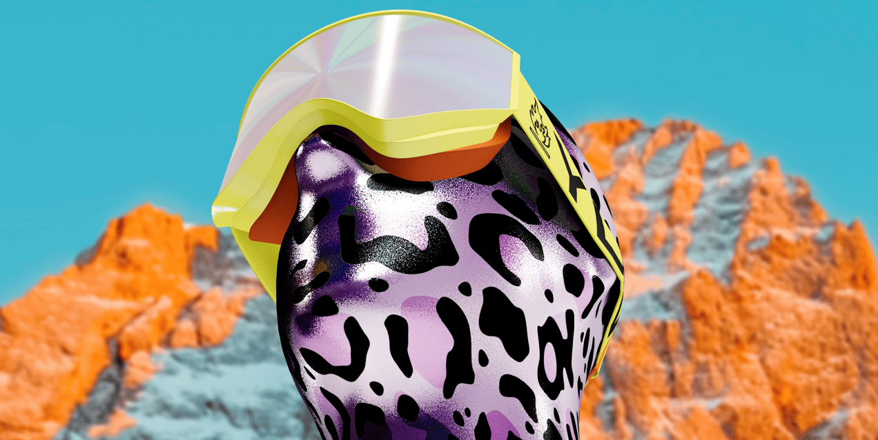 ProVisual — Ski Goggles 3D mockup and 3D model - see every detail and customize online