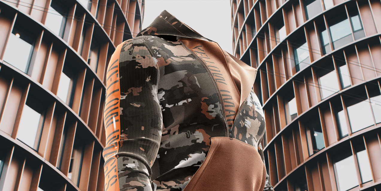 ProVisual —  Men's Hoodie 3D mockup and 3D model - visualize online now