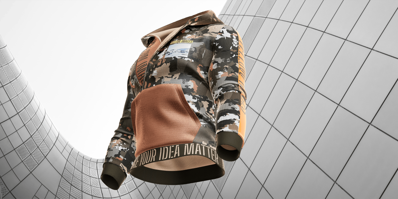 ProVisual —  Men's Hoodie 3D mockup and 3D model - visualize online now