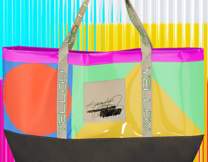 ProVisual — Glossy Plastic Shopping Bag 3D mockup