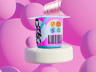 ProVisual — Half Opened Yogurt Cup 3D mockup and 3D model - customize online now