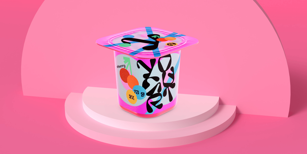ProVisual — Yogurt Cup 3D mockup