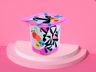 ProVisual — Yogurt Cup 3D mockup and 3D model -  try it now and get yours today
