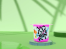ProVisual — Opened Yogurt Cup 3D mockup and 3D model - visualize online now