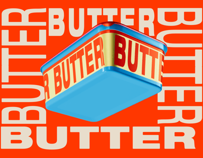 ProVisual — Butter Tub with Foil Lid 3D mockup and 3D model - visualize online now