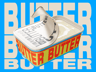 ProVisual — Half Opened Butter Tub 3D mockup and 3D model - try it now and get yours today