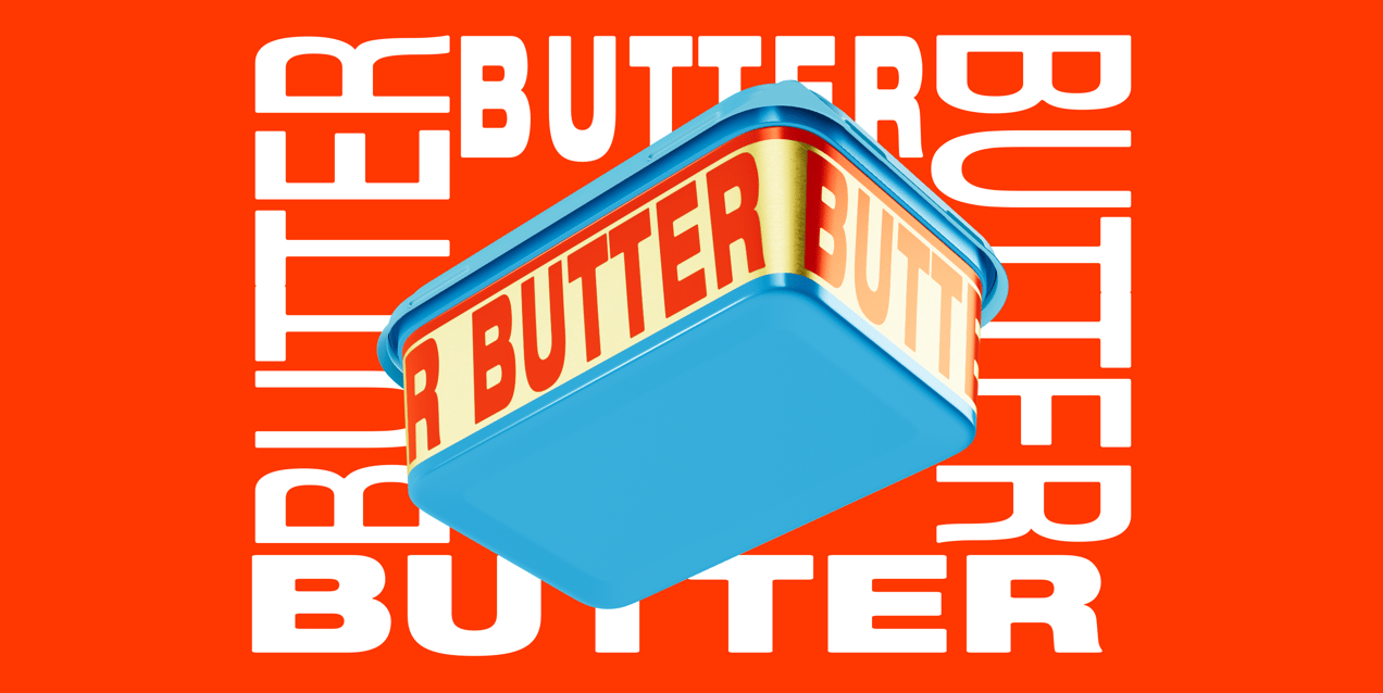 ProVisual — Butter Tub with Lid 3D mockup and 3D model - customize online now