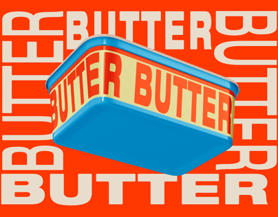 ProVisual — Opened Butter Tub 3D mockup