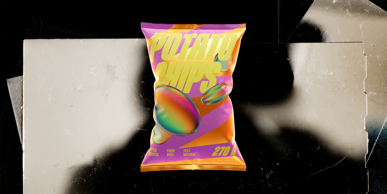 ProVisual — Large Snack Pack 3D mockup and 3D model - customize online now