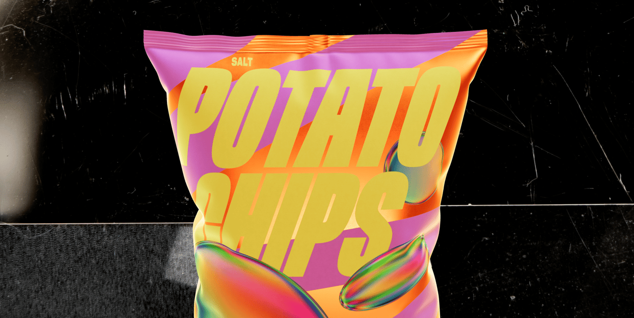 ProVisual — Large Snack Pack 3D mockup and 3D model - customize online now