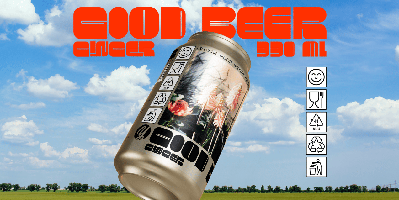 ProVisual — 330ml Aluminium Can 3D mockup and 3D model - explore every detail now