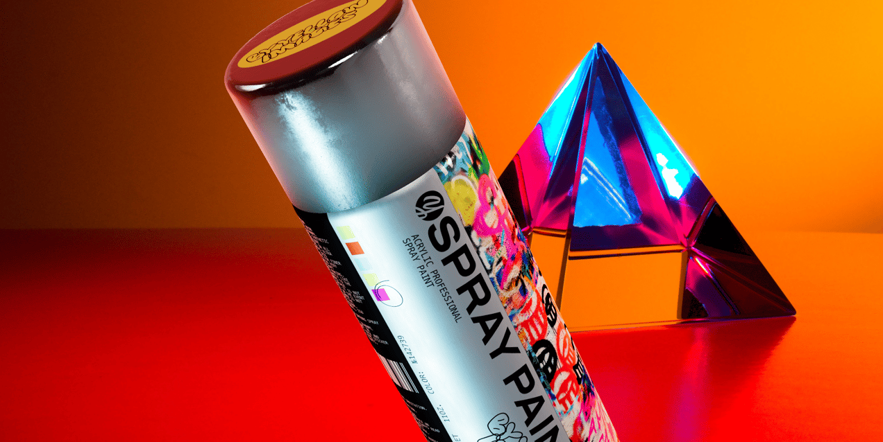 ProVisual — Closed Spray Paint Can 3D mockup