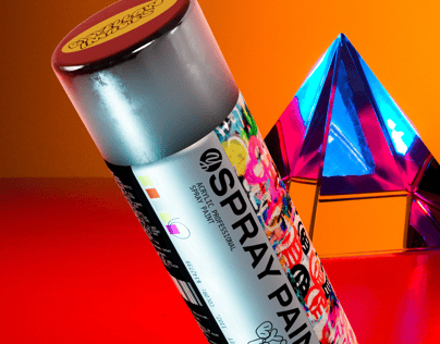ProVisual — Closed Spray Paint Can 3D mockup