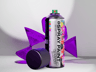 ProVisual — Opened Spray Paint Can 3D mockup and 3D model