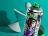 ProVisual — Opened Spray Paint Can 3D mockup and 3D model