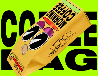 ProVisual — 500g Quad Seal Coffee Bag with Valve 3D mockup and 3D model -  try it now and get yours today