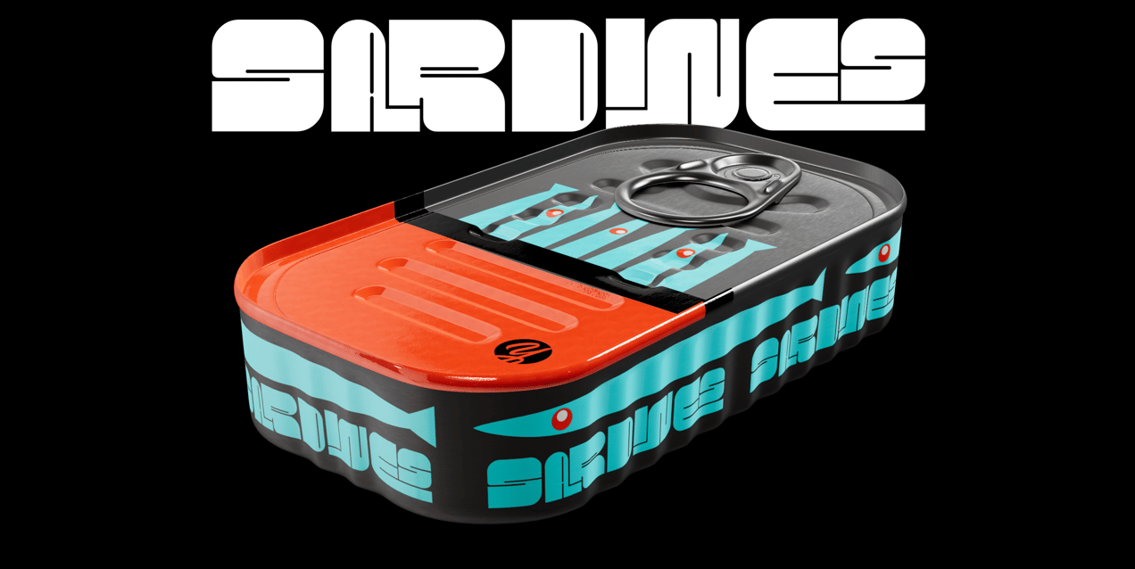 ProVisual —  125g Fish Can 3D mockup and 3D model - customize online now