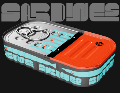 ProVisual —  125g Fish Can 3D mockup and 3D model - customize online now