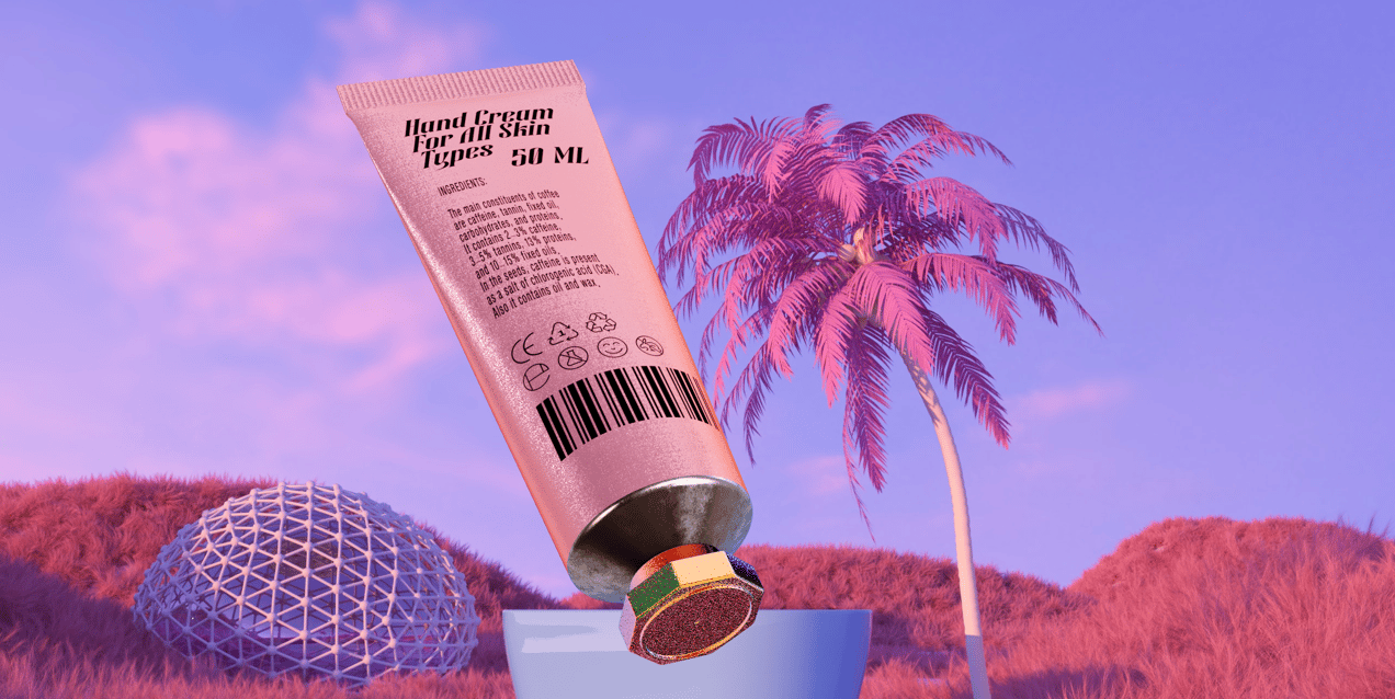 ProVisual — 50ml Cosmetic Tube 3D mockup and 3D model - try it now and get yours today