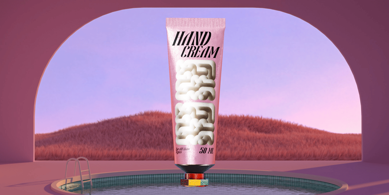 ProVisual — 50ml Cosmetic Tube 3D mockup