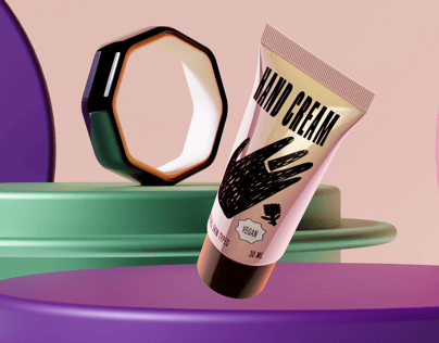 ProVisual — Cosmetic Tube 3D mockup