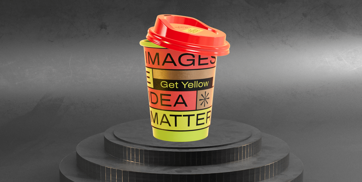 ProVisual — Half Opened Coffee Cup 3D mockup and 3D model - visualize online now