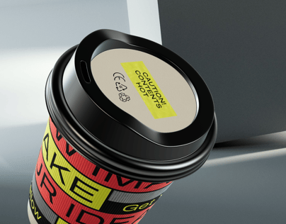 ProVisual — Coffee Cup 3D mockup