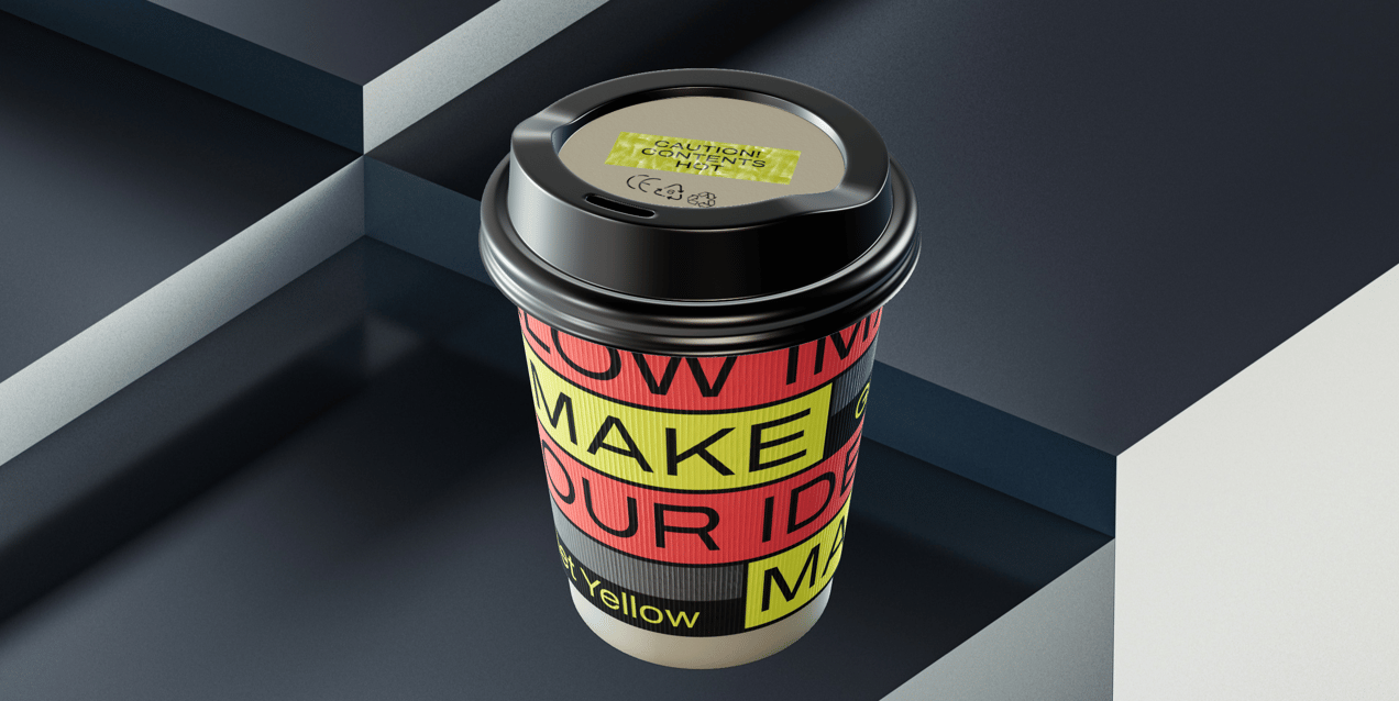 ProVisual — Coffee Cup 3D mockup and 3D model - try it now and get yours today