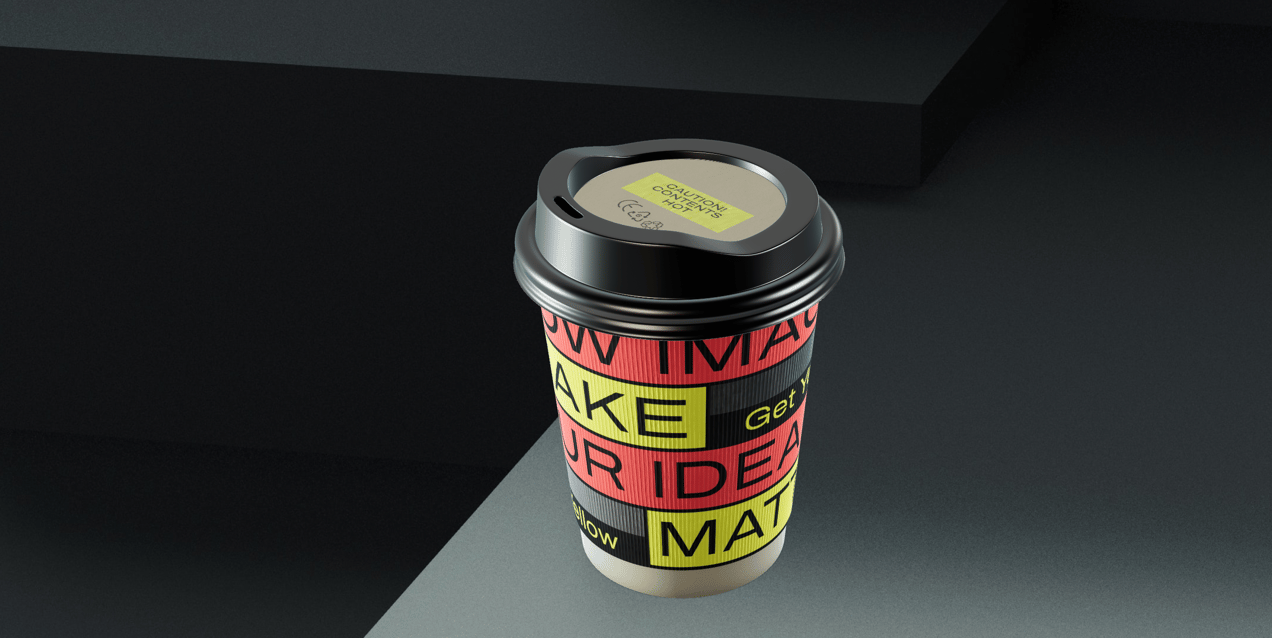 ProVisual — Coffee Cup 3D mockup and 3D model - try it now and get yours today