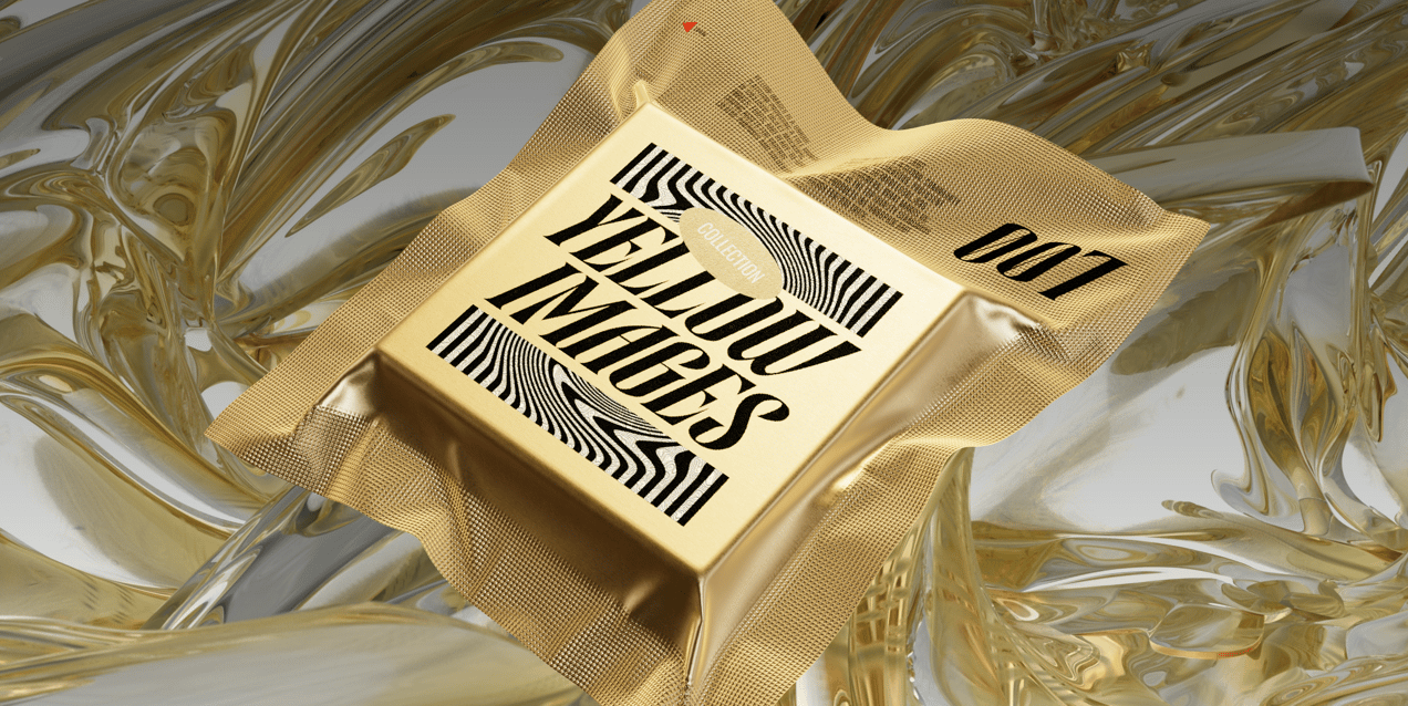 ProVisual — Squared Shape Metallic Pack 3D mockup