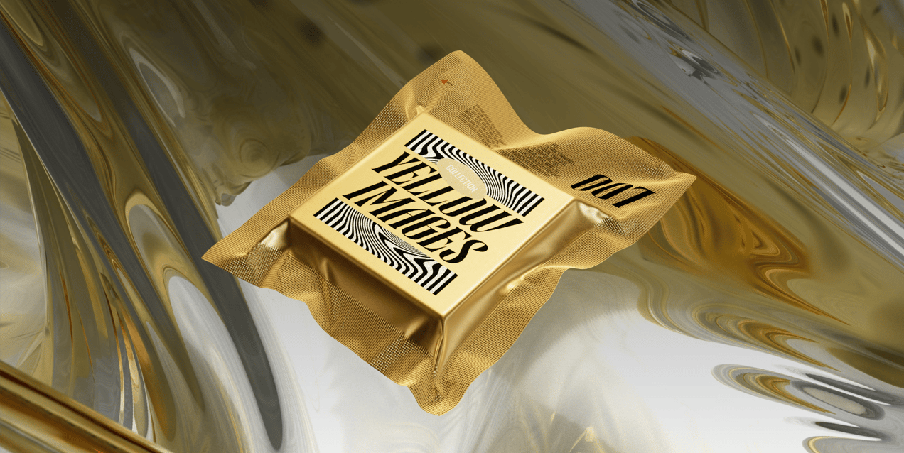 ProVisual — Pure Aluminum foil Composite Vacuum Bag 3D mockup and 3D model - customize online