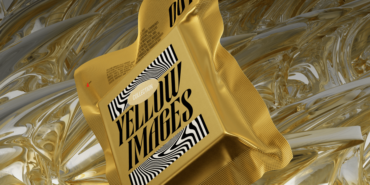 ProVisual — Pure Aluminum foil Composite Vacuum Bag 3D mockup and 3D model - customize online