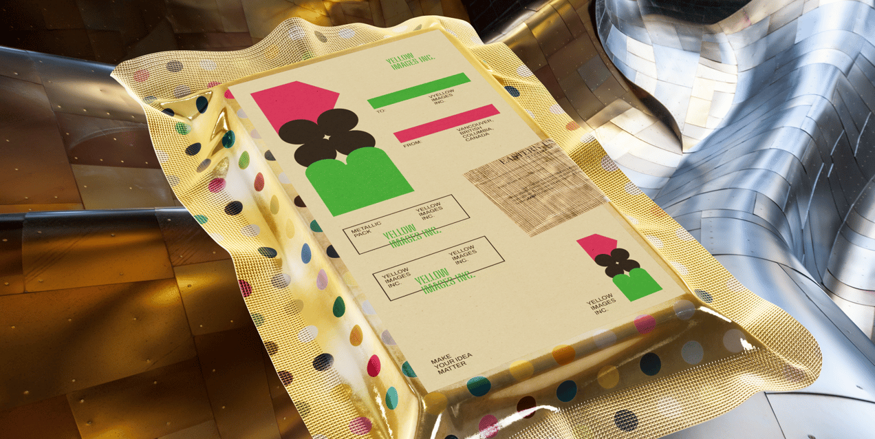 ProVisual — Squared Shape Metallic Pack 3D mockup and 3D model - visualize online now