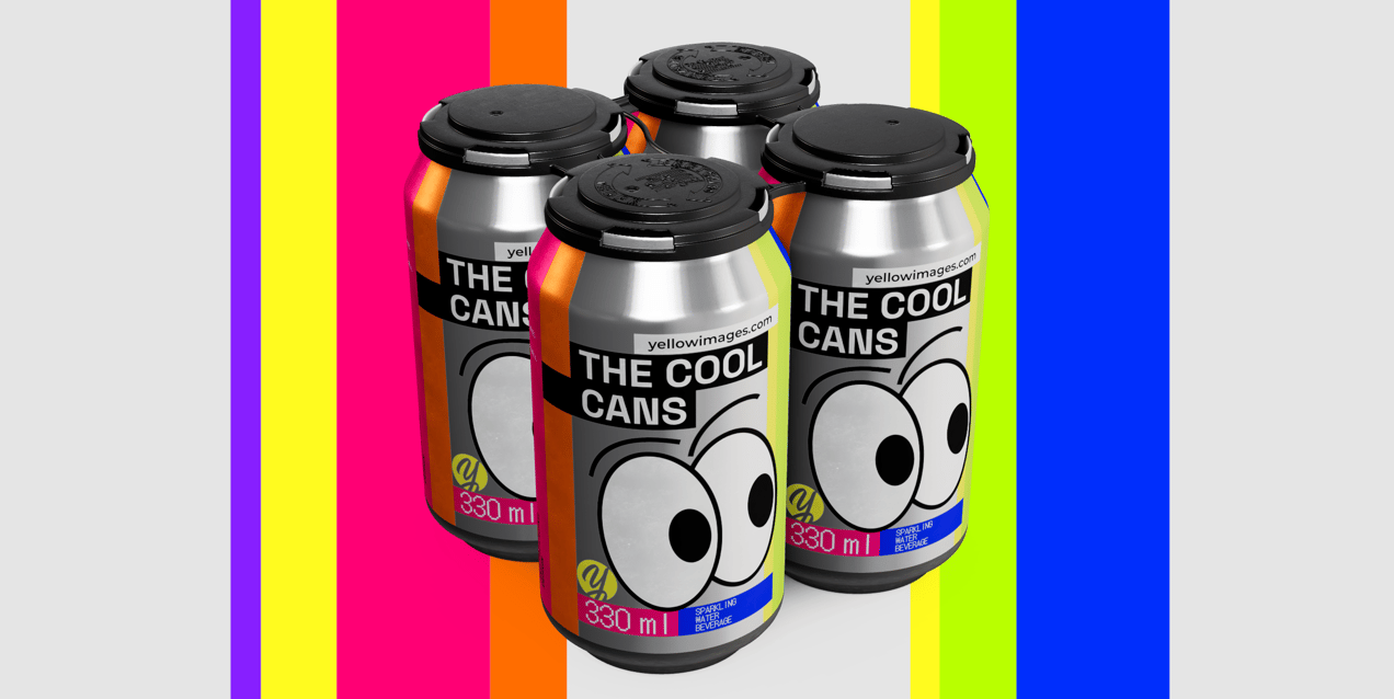 ProVisual — 4 Pack 330ml Can Carrier 3D mockup